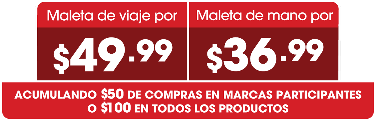 Precios promoción maletas