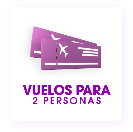 Vuelos para 2 personas